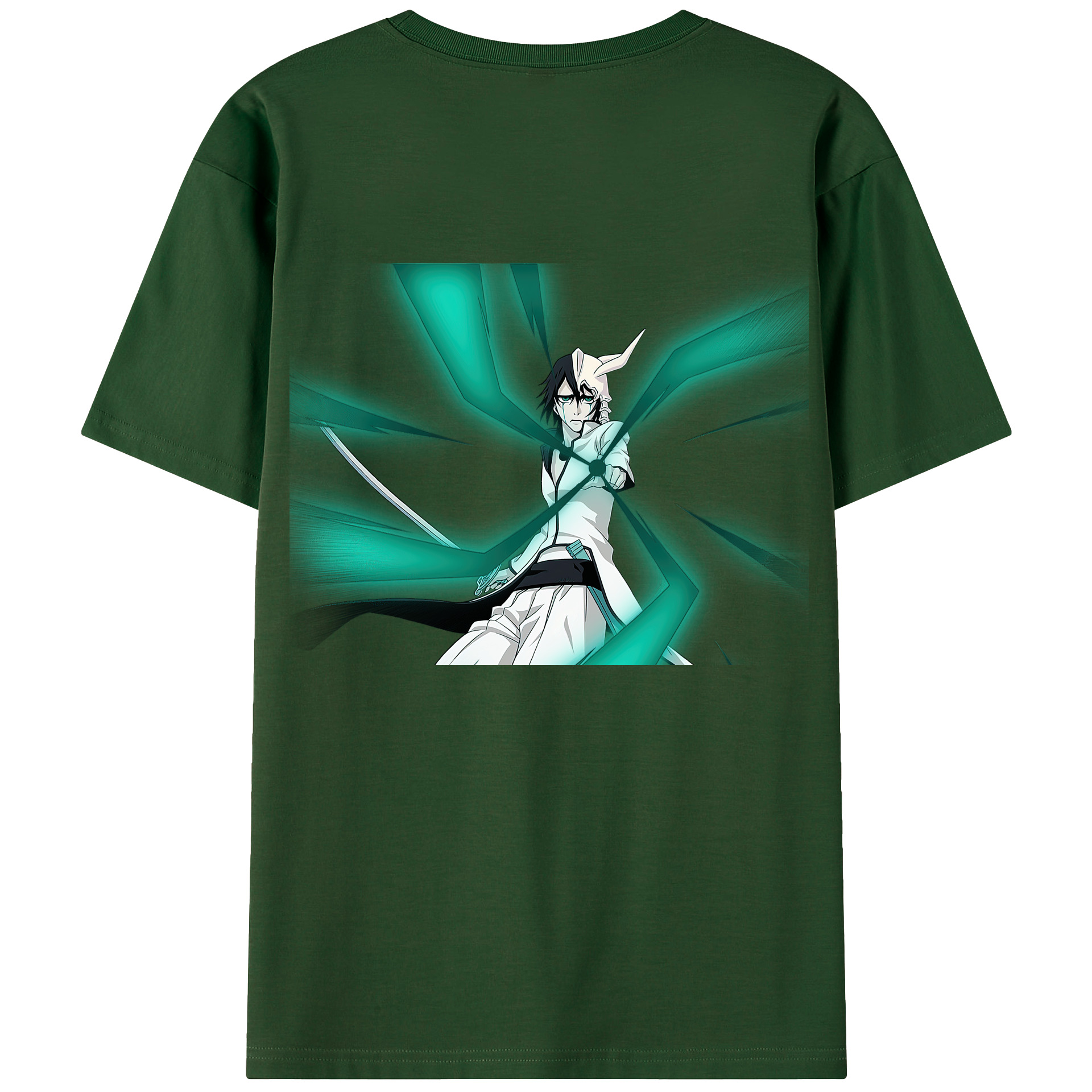 （画像用） ブリーチ ウルキオラ·シファー BLEACH Ulquiorra cifer 綿100％半袖Tシャツ（背面プリント）